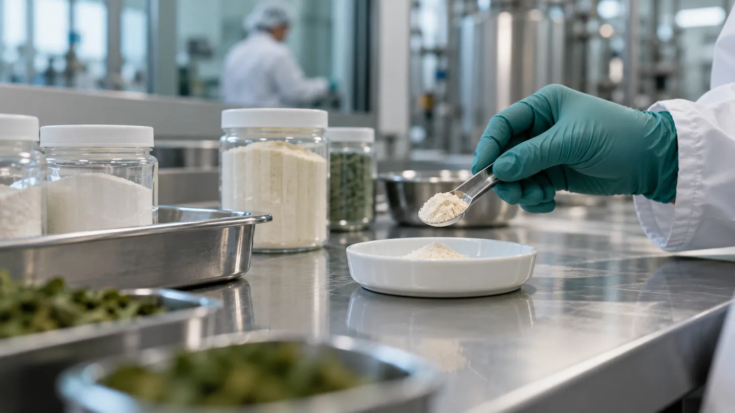 Raw ingredient sampling
