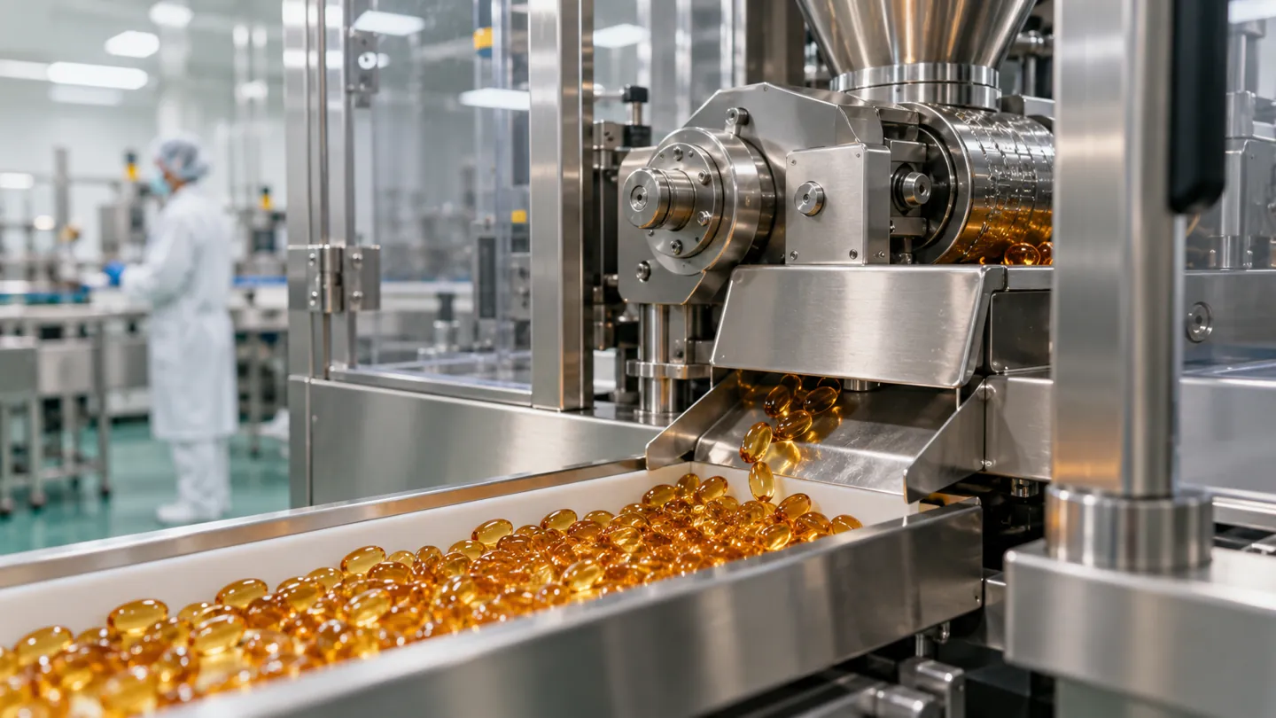 Softgel production